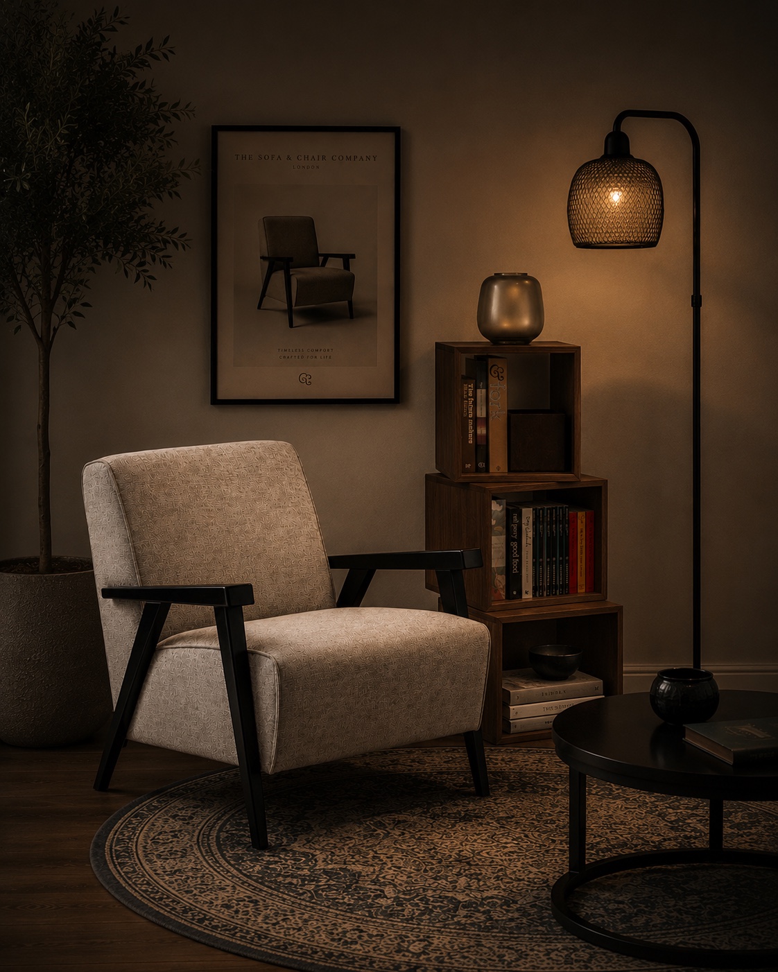 Sorga handcrafted reading chair
